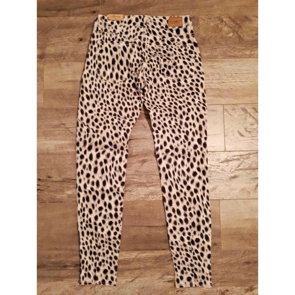 Denim & Supply Ralph Lauren's Women's Cheetah Print Skinny Jeans  26 - Picture 6 of 6